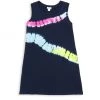 Splendid Little Girl's Lime Tie-Dye Tank Dress For Kids