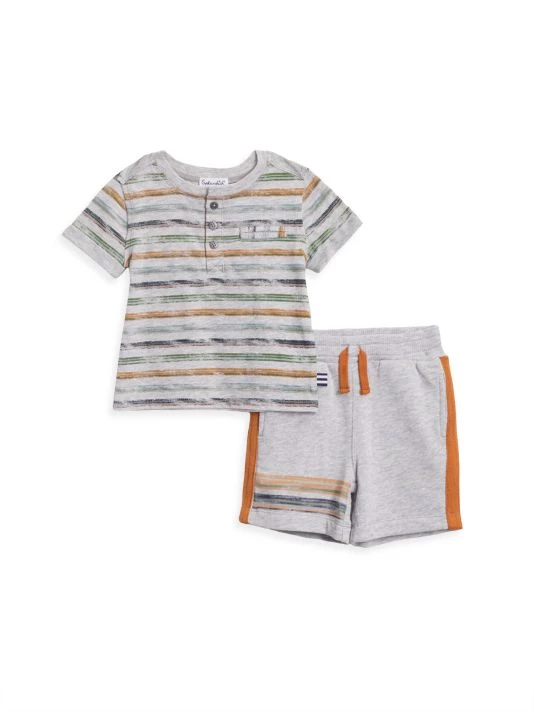 Splendid Baby Boy's 2-Piece Lake Day T-Shirt & Shorts Set For Kids