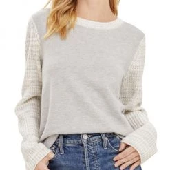 Splendid Andi Mix Media Sweater