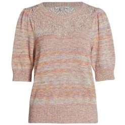 Splendid Fleur Puff Sleeve Sweater