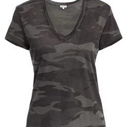 Splendid Kate V-Neck Camo T-Shirt