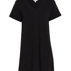 Splendid Sylvia V-Neck T-Shirt Dress White