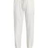 Splendid Athena Cropped Ankle-Tie Joggers White