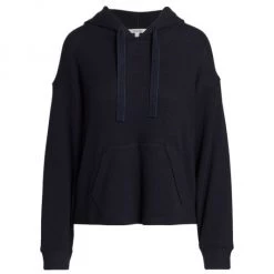 Splendid Alpine Ribbed Hoodie Heather Oatmeal