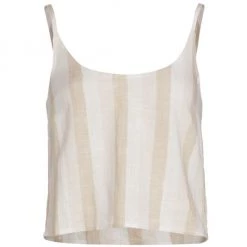Splendid Striped Linen-Blend Tank Top