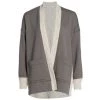 Splendid Jayla Mixed-Media Open Cardigan