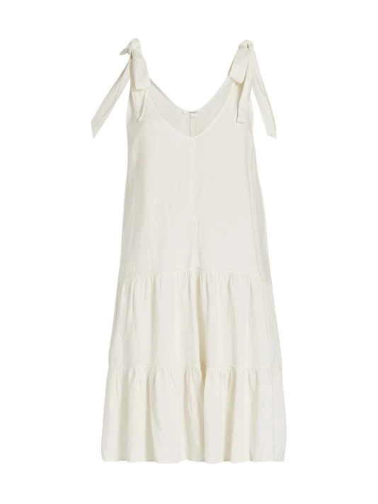 Splendid Carolina Tie Dress White - Image 3