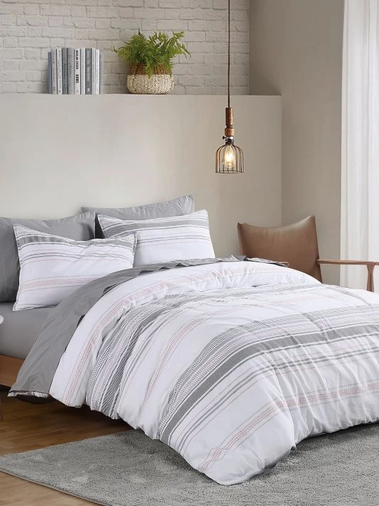 Splendid Horizon Stripe 3-Piece Duvet & Shams Set - Image 5