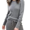 Splendid Katrina Rib-Knit Lounge Top