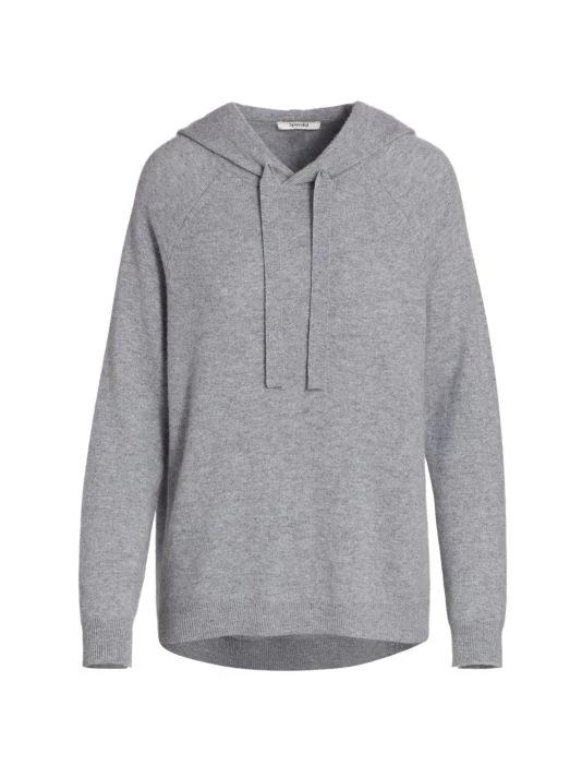 Splendid Becca Cashmere Hoodie Black Cherry - Image 4