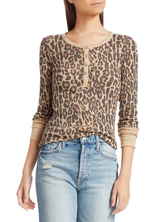 Splendid Leo Forever Printed Henley - Image 3