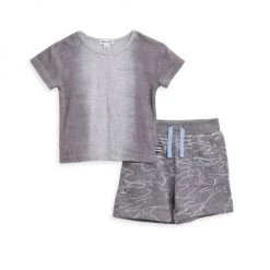Splendid Baby Boy's Scribble Camo 2-Piece Tee & Shorts Set For Kids