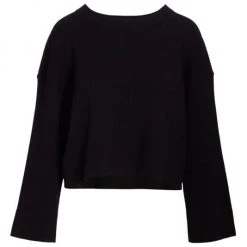 Splendid Rumi Rib-Knit Sweater Black