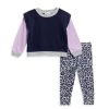 Splendid Little Girl's 2-Piece Sweet Leo Sweater & Leggings Set For Kids