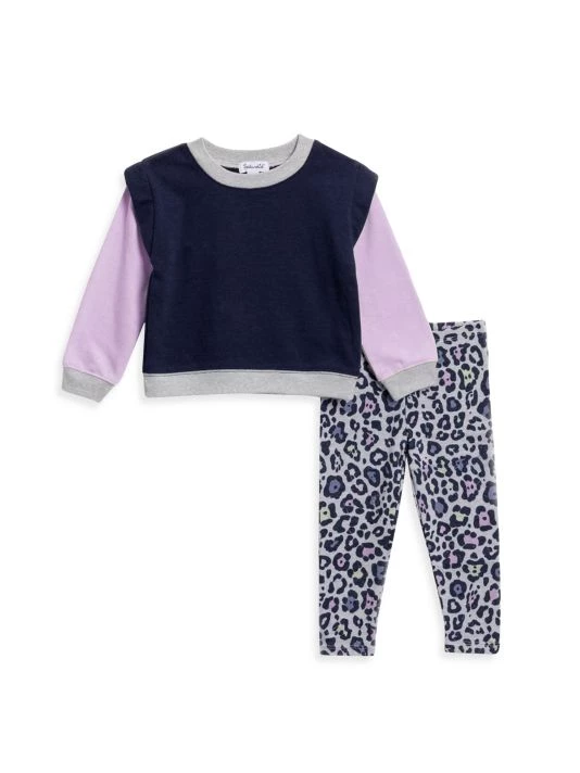Splendid Little Girl's 2-Piece Sweet Leo Sweater & Leggings Set For Kids