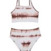 Splendid Girl's Eccentric 2-Piece Cami Bikini Set For Kids