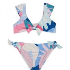 Splendid Girl's Mosaic Palm 2-Piece Swimsuit Set For Kids