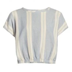 Splendid Dawn Linen-Blend Top