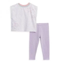 Splendid Baby Girl's Dotted Star 2-Piece Tee & Leggings Set For Kids