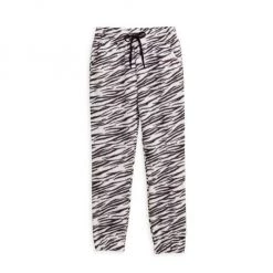 Splendid Girl's Zebra Print Jogger Pants For Kids