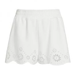 Splendid Brynn Cotton-Blend Eyelet Shorts