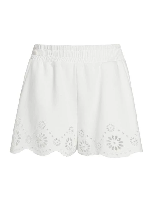Splendid Brynn Cotton-Blend Eyelet Shorts