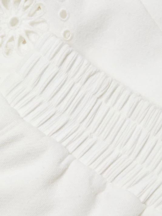 Splendid Brynn Cotton-Blend Eyelet Shorts - Image 7