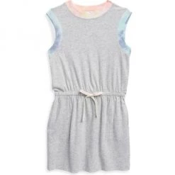 Splendid Girl's Tie-Dye Trim Dress For Kids