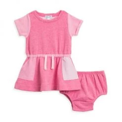 Splendid Baby Girl's 2-Piece Blushing Dress & Bloomers Set For Kids