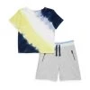 Splendid Baby Boy's Tie-Dye T-Shirt & Sweat Shorts Set For Kids
