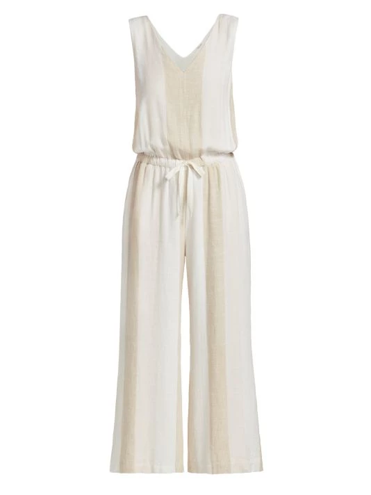 Splendid Kianna Stripe Linen Jumpsuit