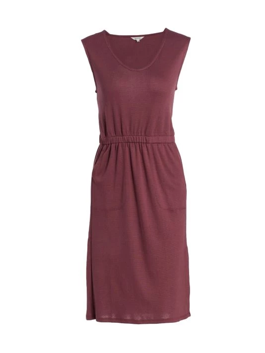 Splendid Hazel Elasticized Knee-Length Dress Currant - Image 3