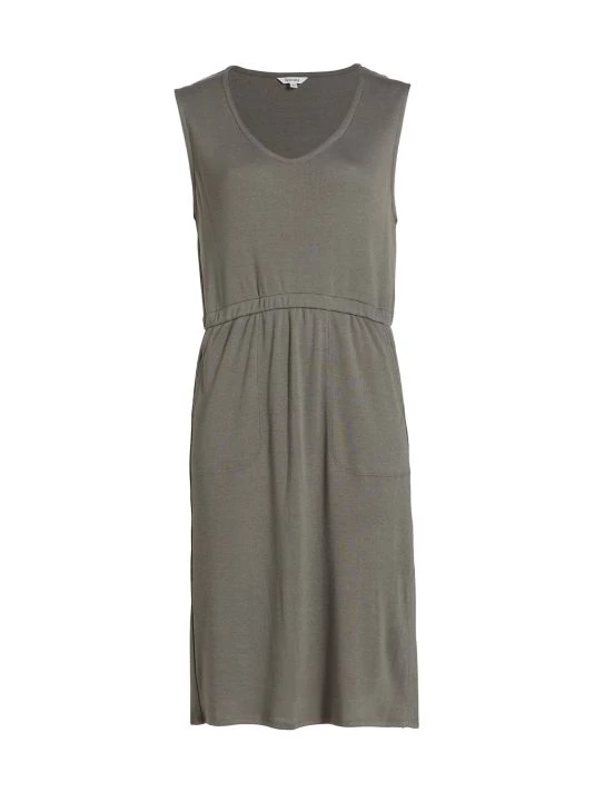 Splendid Hazel Elasticized Knee-Length Dress Currant - Image 4